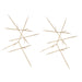Fireworks Wall Decor, S/2 Clean Silver Leaf-Mirrors/Pictures-Uttermost-Lighting Design Store