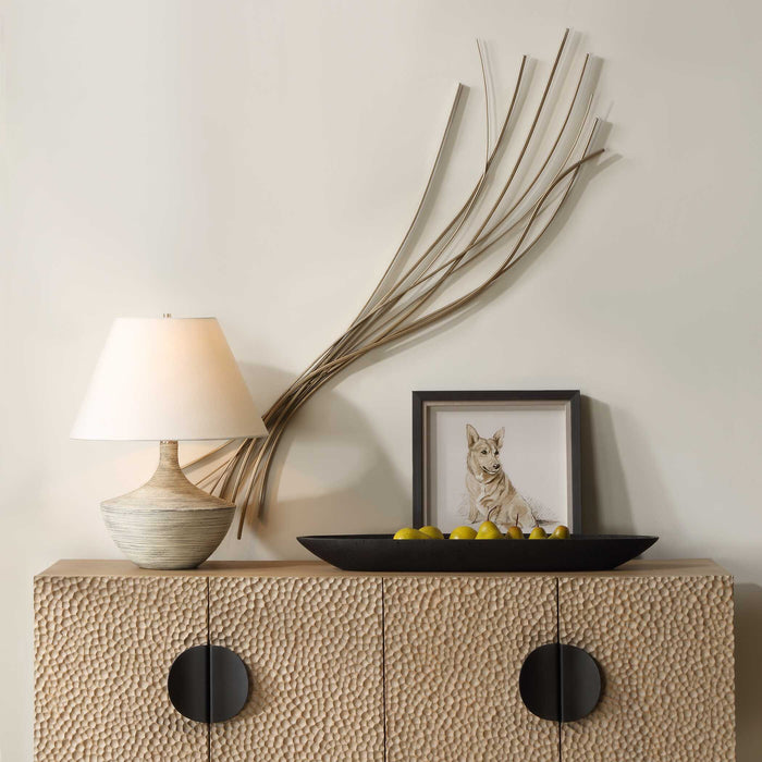 Frequencies Wall Decor Clean Silver Leaf-Mirrors/Pictures-Uttermost-Lighting Design Store