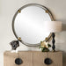 Radius Mirror Dark Bronze-Mirrors/Pictures-Uttermost-Lighting Design Store