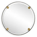 Radius Mirror Dark Bronze-Mirrors/Pictures-Uttermost-Lighting Design Store