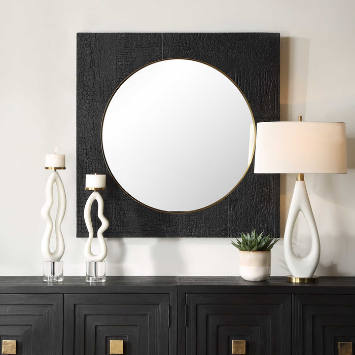 Ember Mirror Black-Mirrors/Pictures-Uttermost-Lighting Design Store