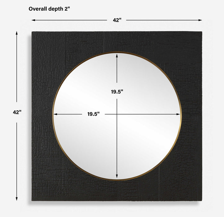 Ember Mirror Black-Mirrors/Pictures-Uttermost-Lighting Design Store