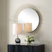 Aga Mirror Plated Gold-Mirrors/Pictures-Uttermost-Lighting Design Store