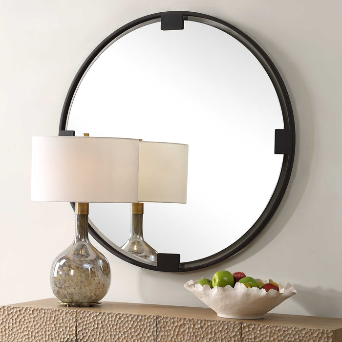 Cornelia Mirror Dark Bronze-Mirrors/Pictures-Uttermost-Lighting Design Store