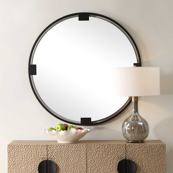 Cornelia Mirror Dark Bronze-Mirrors/Pictures-Uttermost-Lighting Design Store