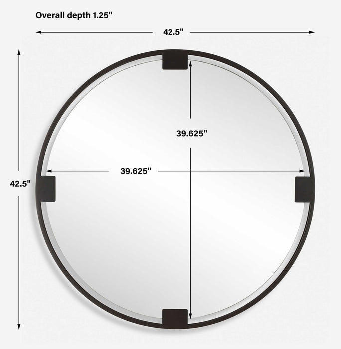 Cornelia Mirror Dark Bronze-Mirrors/Pictures-Uttermost-Lighting Design Store