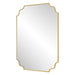 Lennyn Mirror Antiqued Gold Leaf-Mirrors/Pictures-Uttermost-Lighting Design Store