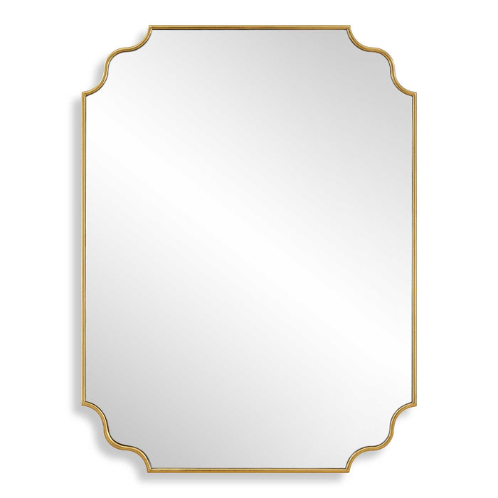 Lennyn Mirror Antiqued Gold Leaf-Mirrors/Pictures-Uttermost-Lighting Design Store