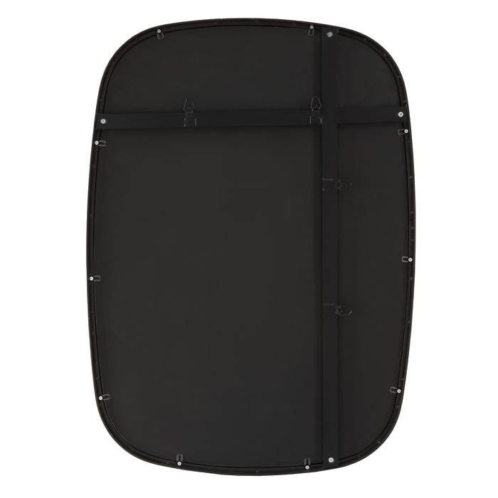 Benedo Mirror Matte Black Iron-Mirrors/Pictures-Uttermost-Lighting Design Store