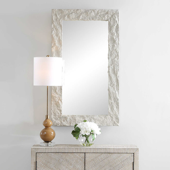 Quarry Mirror Aged Ivory-Mirrors/Pictures-Uttermost-Lighting Design Store