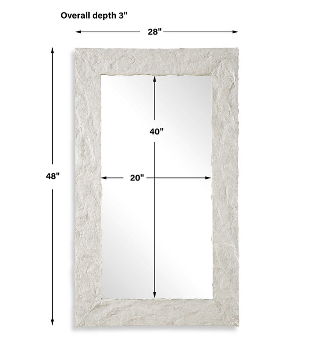 Quarry Mirror Aged Ivory-Mirrors/Pictures-Uttermost-Lighting Design Store
