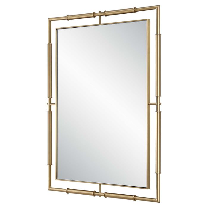 It's All Connected Mirror Plated Brass-Mirrors/Pictures-Uttermost-Lighting Design Store