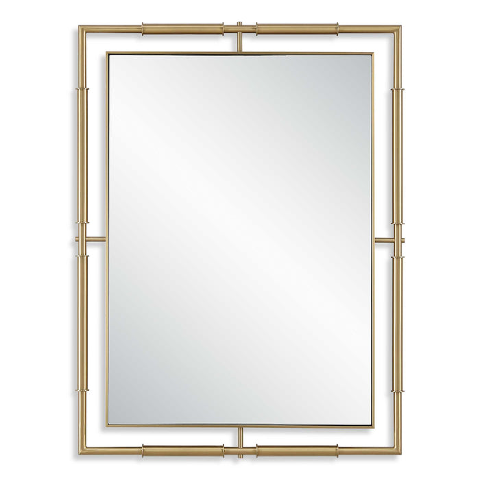 It's All Connected Mirror Plated Brass-Mirrors/Pictures-Uttermost-Lighting Design Store