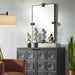 Bateau Mirror Brushed Gun Metal-Mirrors/Pictures-Uttermost-Lighting Design Store