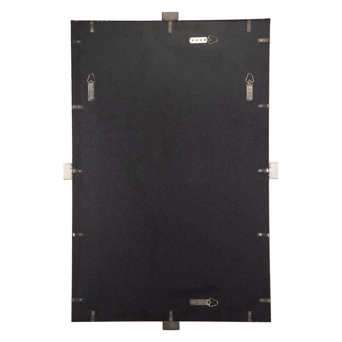 Bateau Mirror Brushed Gun Metal-Mirrors/Pictures-Uttermost-Lighting Design Store