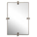 Bateau Mirror Brushed Gun Metal-Mirrors/Pictures-Uttermost-Lighting Design Store