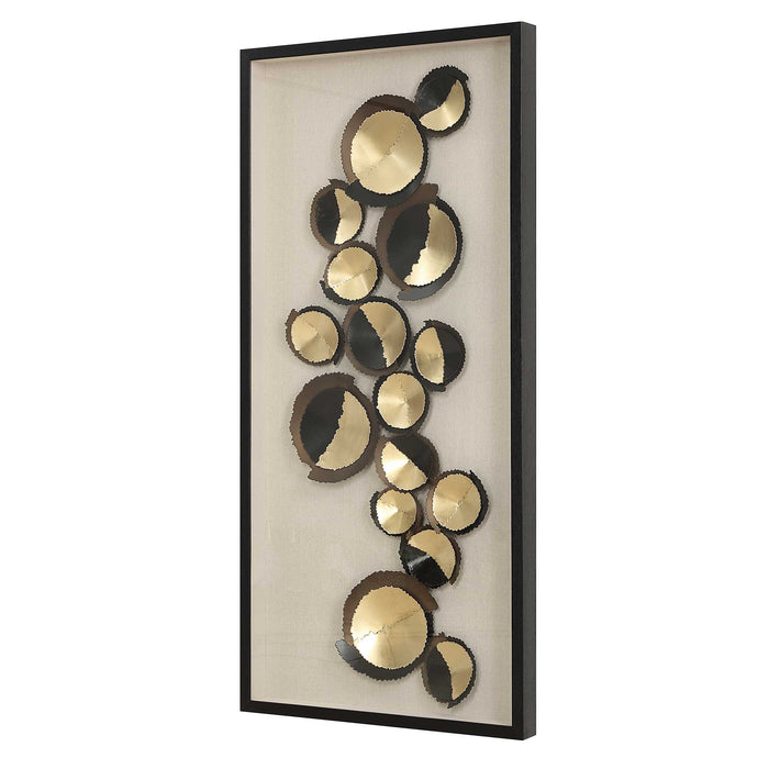 Golden Hour Box Satin Black-Mirrors/Pictures-Uttermost-Lighting Design Store