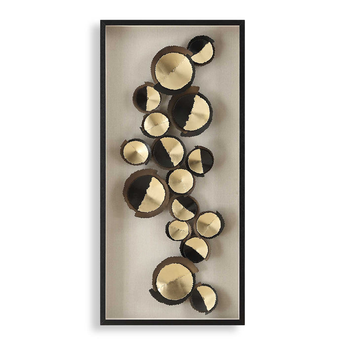 Golden Hour Box Satin Black-Mirrors/Pictures-Uttermost-Lighting Design Store