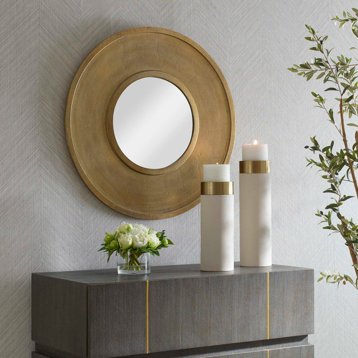 Axel Mirror Antique Brass-Mirrors/Pictures-Uttermost-Lighting Design Store