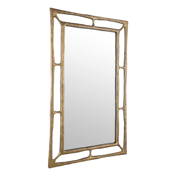 Felix Mirror Antiqued Brass-Mirrors/Pictures-Uttermost-Lighting Design Store