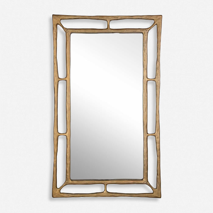 Felix Mirror Antiqued Brass-Mirrors/Pictures-Uttermost-Lighting Design Store