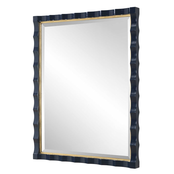 Gulf Mirror Gold Leaf-Mirrors/Pictures-Uttermost-Lighting Design Store