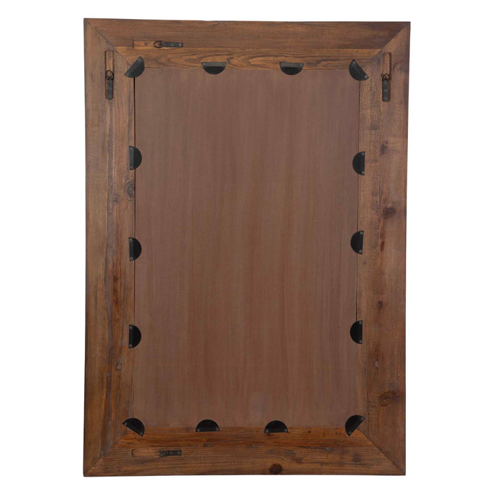 Rennick Mirror Rustic Pine Wood-Mirrors-Uttermost-Lighting Design Store