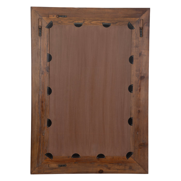 Rennick Mirror Rustic Pine Wood-Mirrors-Uttermost-Lighting Design Store