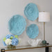 Ocean Gems Wall Decor Set/3 Ocean Blue-Mirrors/Pictures-Uttermost-Lighting Design Store