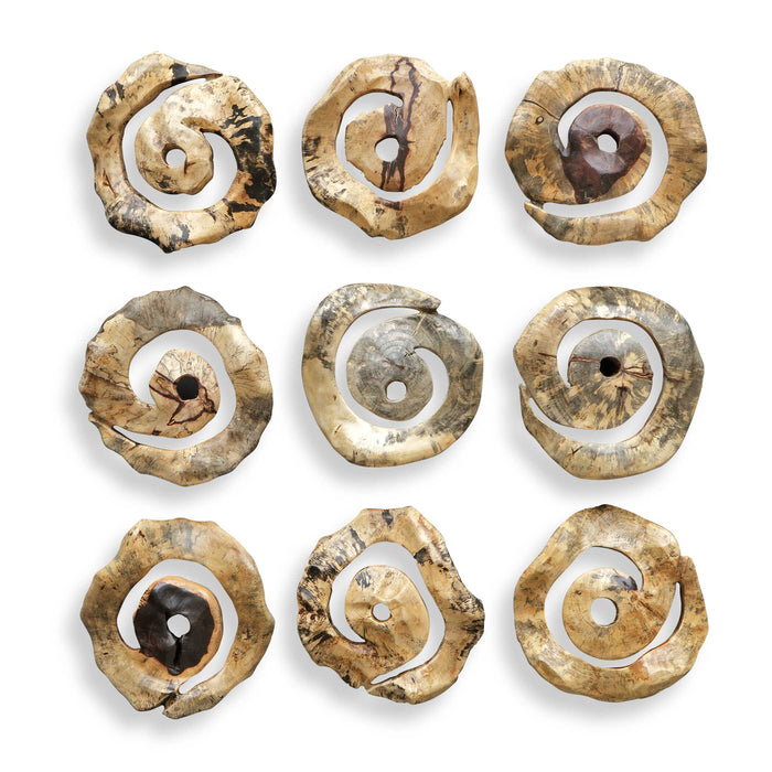 Corkscrew Wall Decor Set/9 Natural-Mirrors/Pictures-Uttermost-Lighting Design Store