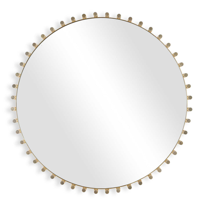 Avelyne Mirror Antique Brass-Mirrors/Pictures-Uttermost-Lighting Design Store