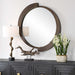 Reverse Mirror Brushed Bronze-Mirrors/Pictures-Uttermost-Lighting Design Store