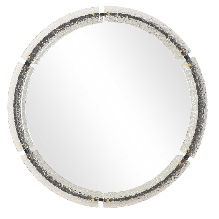 Crystalline Mirror Black Iron-Mirrors/Pictures-Uttermost-Lighting Design Store