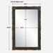 Bustelo Mirror Distressed Dark Bronze-Mirrors/Pictures-Uttermost-Lighting Design Store