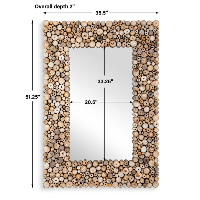 Timberwood Mirror Brown-Mirrors-Uttermost-Lighting Design Store