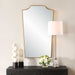 Demure Mirror Antiqued Gold Leaf-Mirrors/Pictures-Uttermost-Lighting Design Store