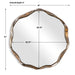 Catch The Wave Mirror Warm Bronze-Mirrors/Pictures-Uttermost-Lighting Design Store