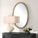 Gillian Mirror Brushed Gold-Mirrors/Pictures-Uttermost-Lighting Design Store