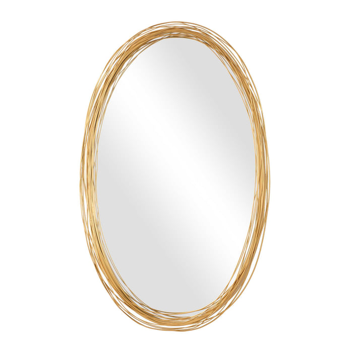 Gillian Mirror Brushed Gold-Mirrors/Pictures-Uttermost-Lighting Design Store