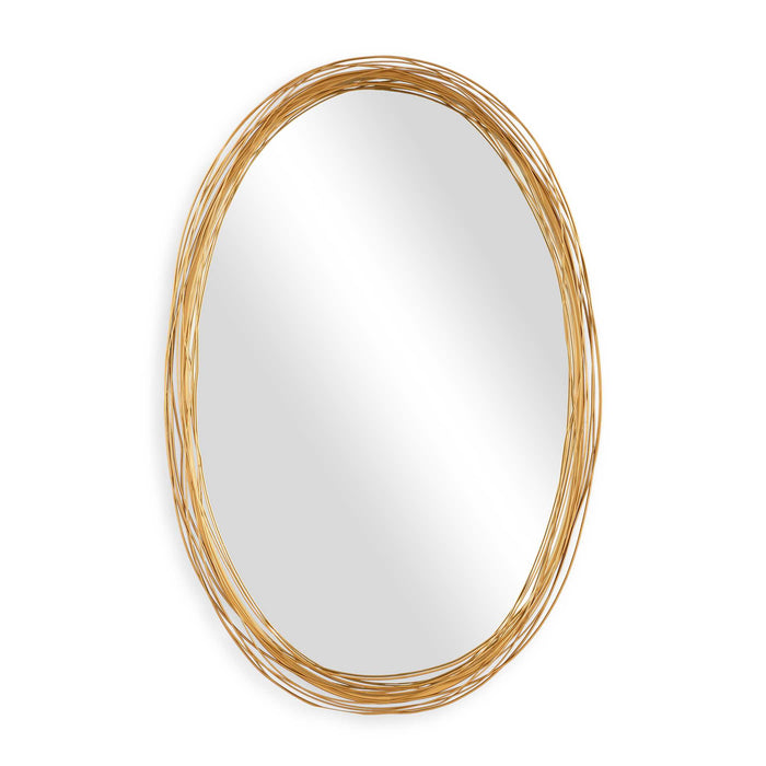 Gillian Mirror Brushed Gold-Mirrors/Pictures-Uttermost-Lighting Design Store