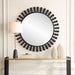 Aziel Mirror Satin Black-Mirrors-Uttermost-Lighting Design Store