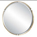 Wesley Mirror Antique Brass-Mirrors/Pictures-Uttermost-Lighting Design Store
