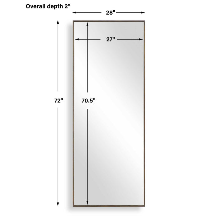 Patterson Mirror Oxidized Antiqued Bronze-Mirrors-Uttermost-Lighting Design Store