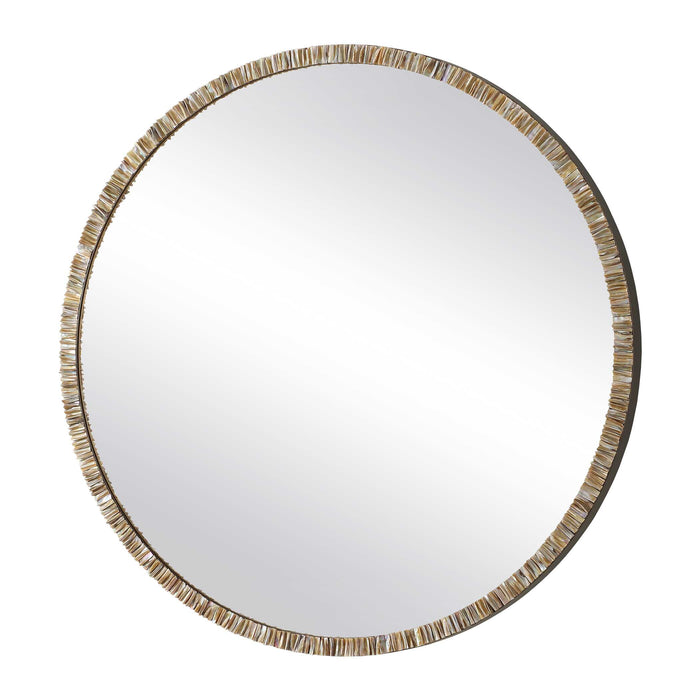 Odeon Mirror Delicate Bronze Iron-Mirrors-Uttermost-Lighting Design Store