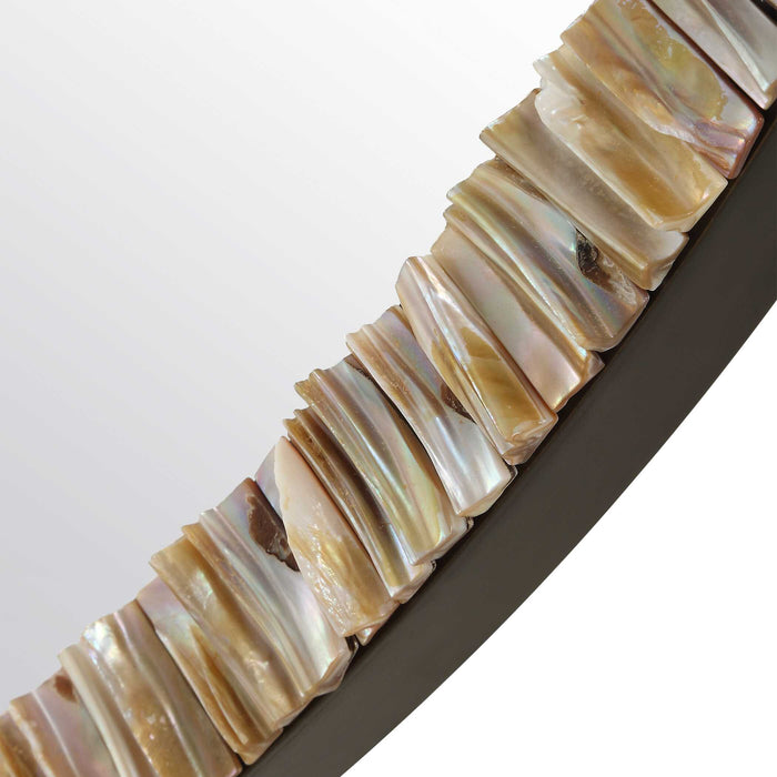 Odeon Mirror Delicate Bronze Iron-Mirrors-Uttermost-Lighting Design Store