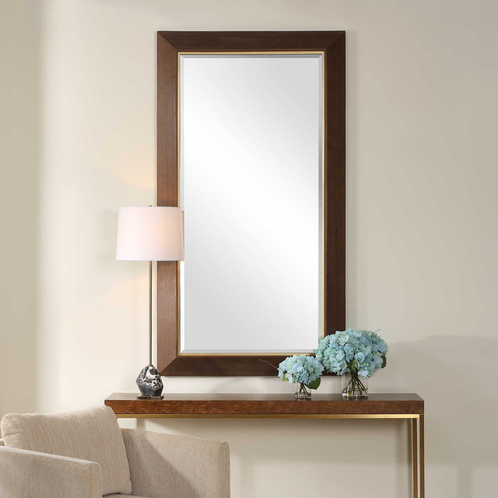 Matheson Mirror Brushed Gold-Mirrors-Uttermost-Lighting Design Store