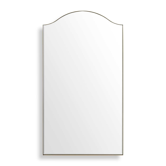 Mallorca Mirror Brushed Brass-Mirrors-Uttermost-Lighting Design Store