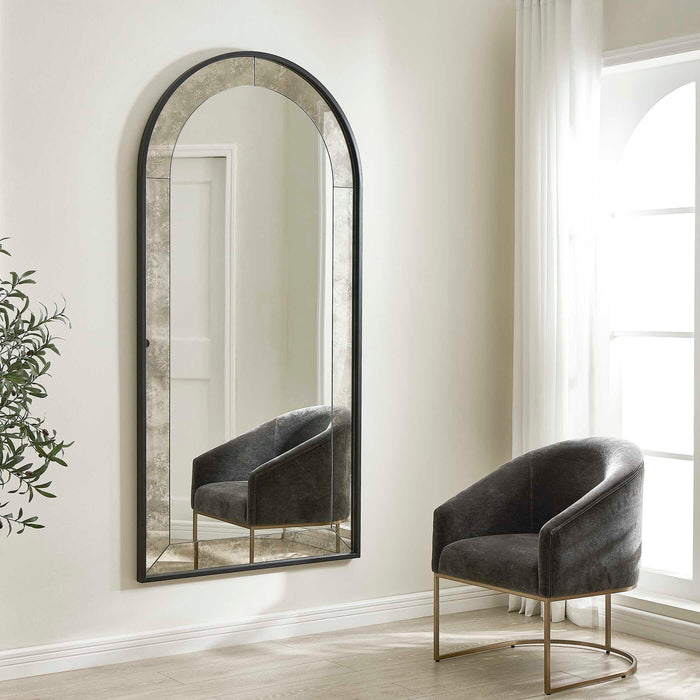 Marlowe Mirror Black-Mirrors-Uttermost-Lighting Design Store