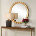 Haya Mirror Antiqued Gold Leaf-Mirrors-Uttermost-Lighting Design Store