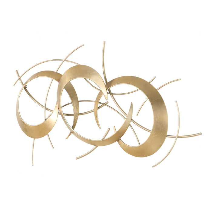 Motivate Wall Art Antique Gold And Warm Silver-Home Accents-Uttermost-Lighting Design Store